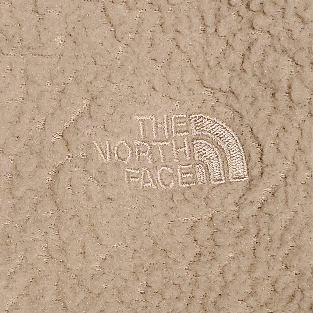 The North Face Bleached Sand Sherpa Hoodie - Soft Gorpcore Teddy Pullover Sz S - Picture 6 of 9